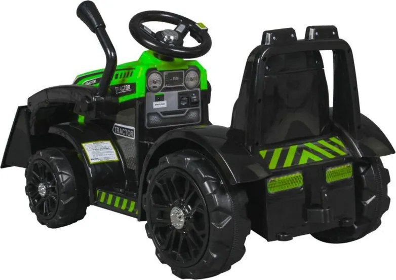 LEAN CARS Elektrický traktor na akumulátor ZP1001B s klaksonom zelený