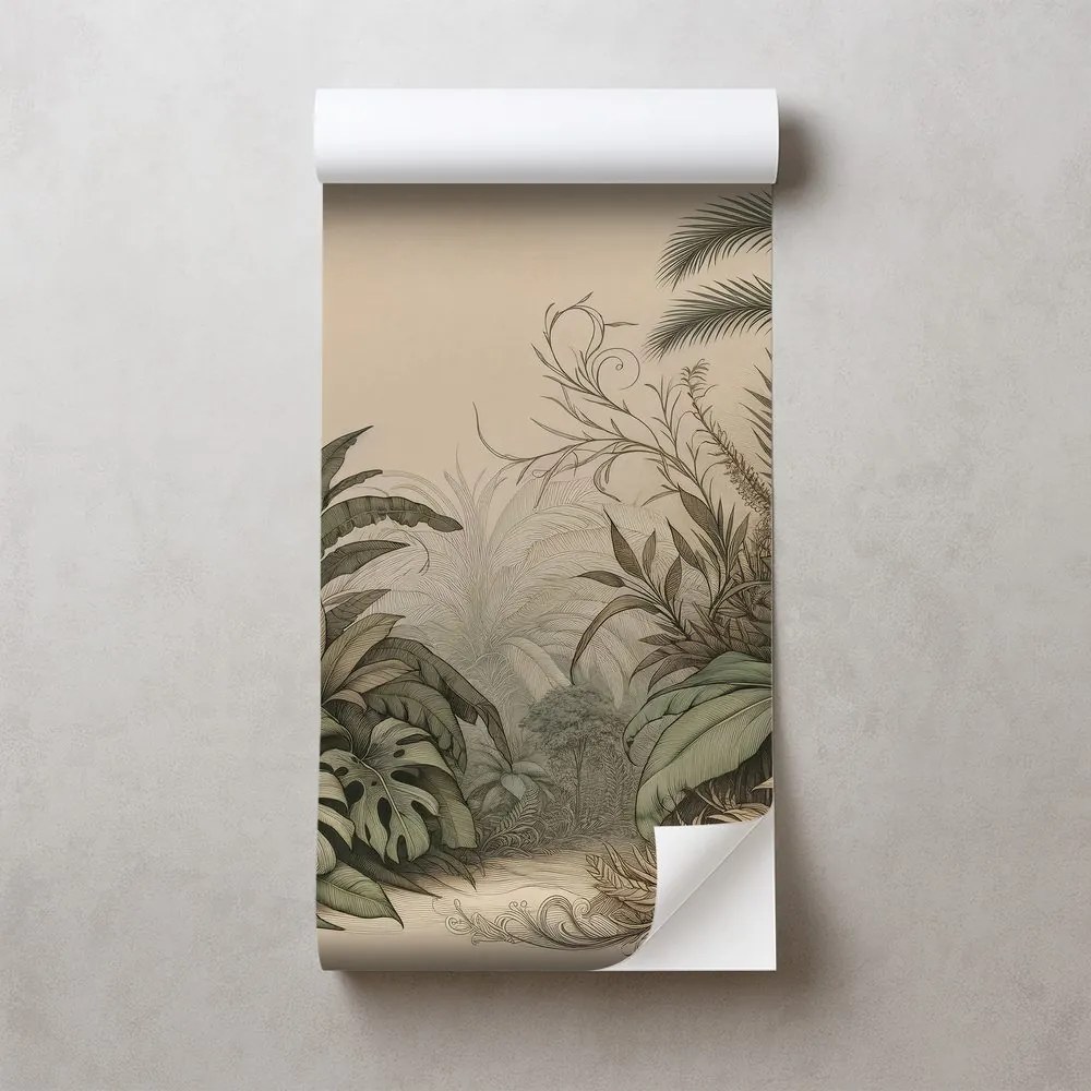 Samolepiaca tapeta prírodná tropická džungľa