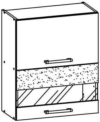 Horná kuchynská skrinka Modesta MD8 G60W. Vlastná spoľahlivá doprava až k Vám domov. 762629