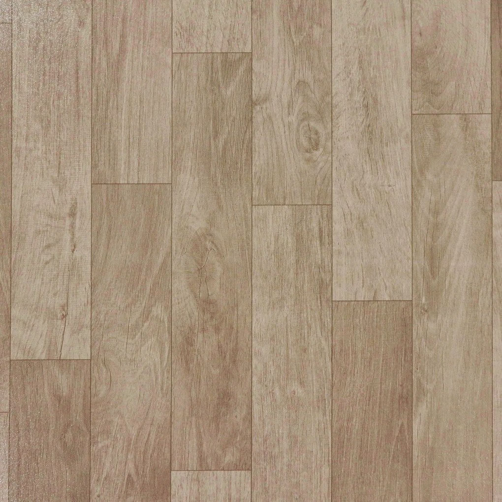 Multi-decor, PVC podlaha - lino AladinTex Štart 323 dub béžovošedý, na mieru, šíře 2m, béžová, bez podkladu, detská izba