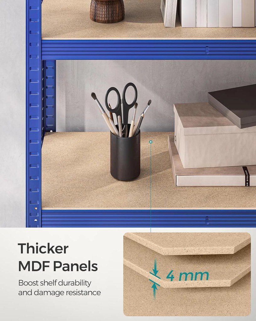 Policové regály 2 ks 180 x 90 x 40 cm SONGMICS - GLR042Q01