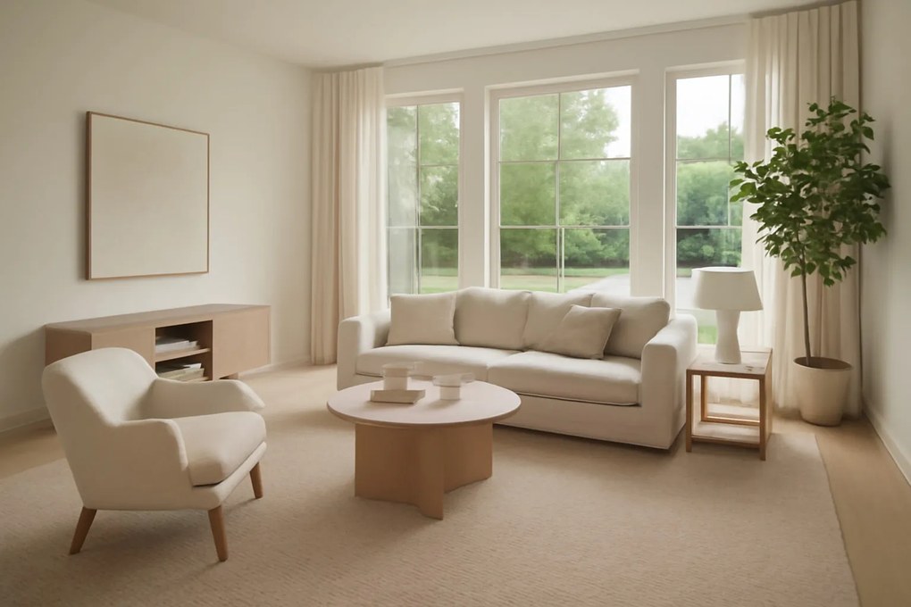 Metrážny koberec Alfawool 88 béžový, na mieru, šíře 4m,5m, béžová, ab (mriežka), spálňa, Avanti