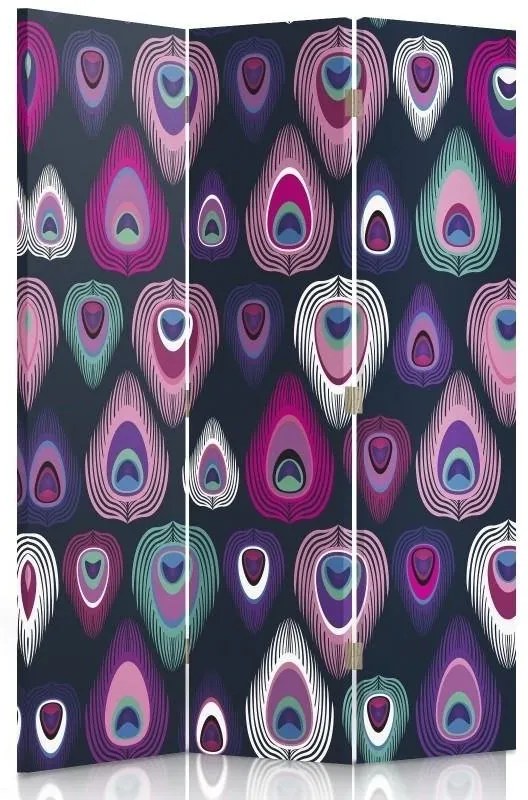 Gario Paraván Peacock Eyes Rozmery: 110 x 170 cm, Prevedenie: Klasický paraván