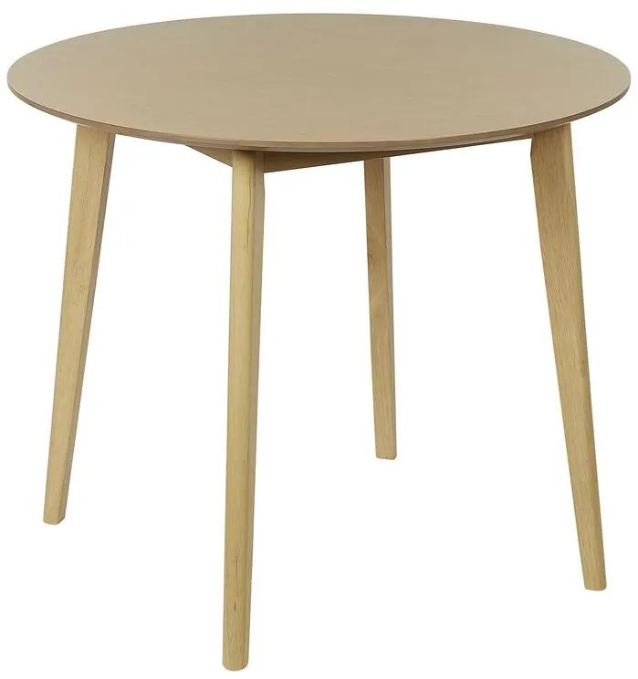 Jedálenský stôl Saad (svetlé drevo) (pre 4 osoby). Vlastná spoľahlivá doprava až k Vám domov. 1075746