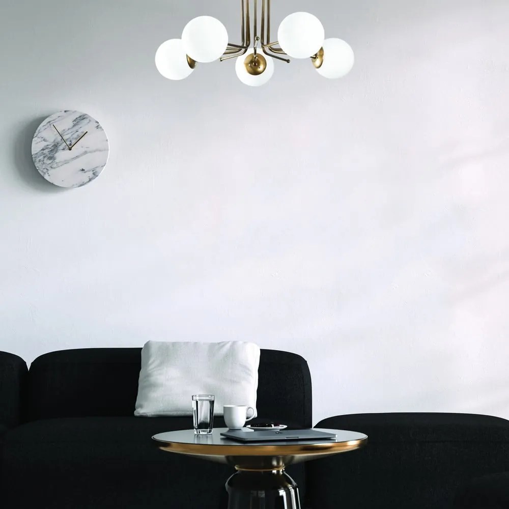 Stropné svietidlo v bielo-zlatej farbe Opviq lights Daisy
