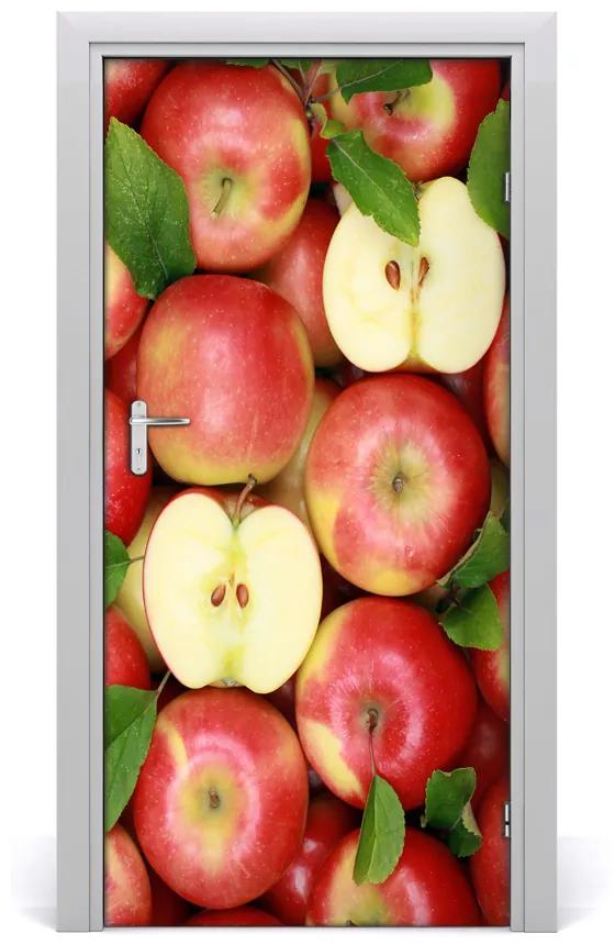 Fototapeta na dvere do domu samolepiace jablká 85x205 cm