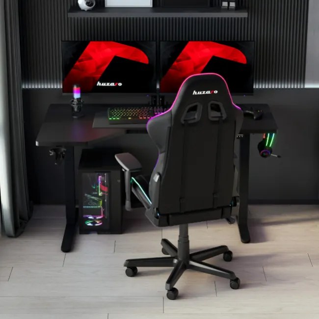 Elektrický výškovo nastaviteľný stôl Hero 9.1 čierny