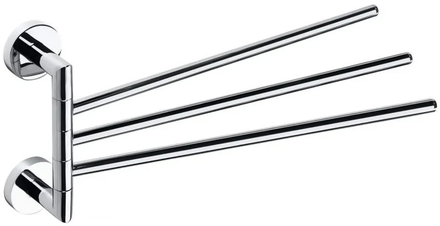 Sapho Sapho, X-ROUND trojitý držiak na uteráky otočný 450mm, chróm, XR407