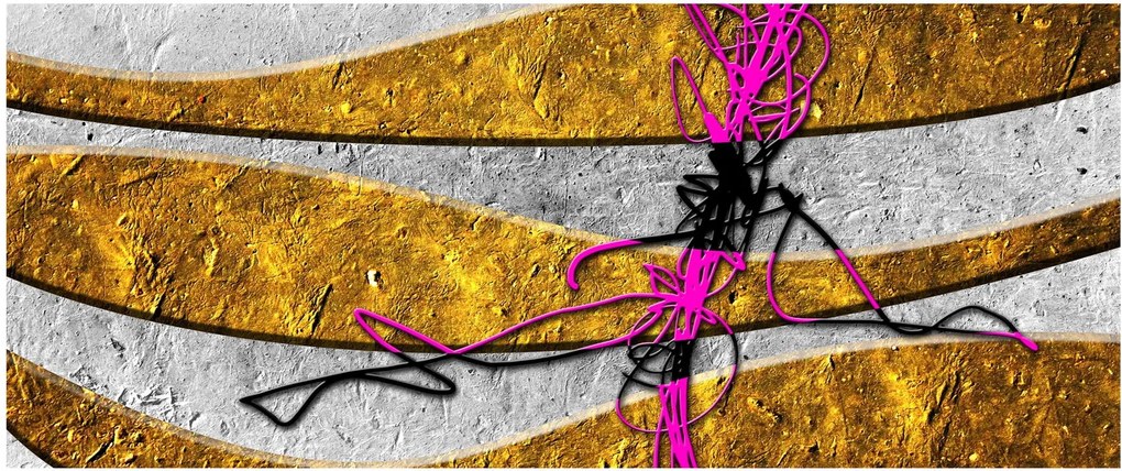 Obraz abstrakcie (120x50 cm)