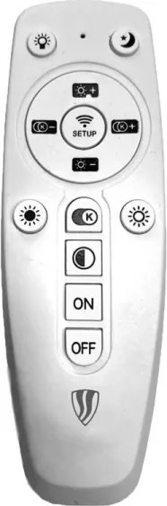 LED Stmievateľný luster na lanku LED/55W/230V 3000-6500K + diaľkové ovládanie