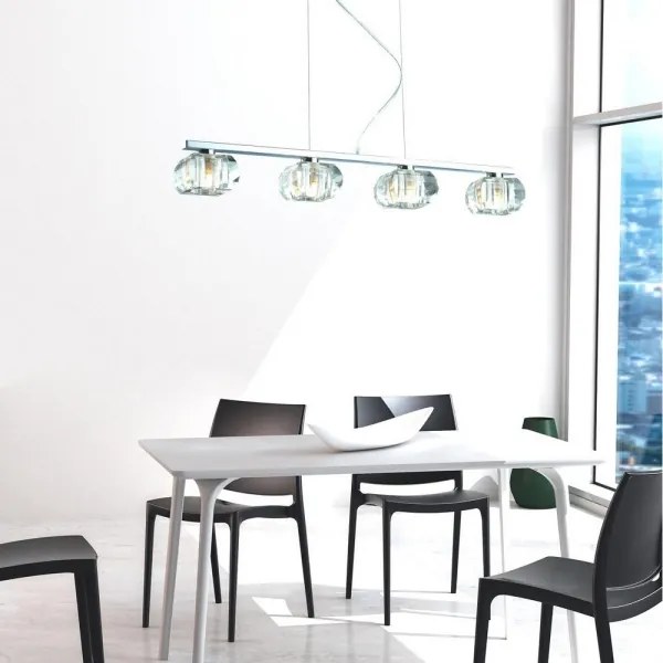 Azzardo AZ0493 - Luster na lanku RUBIC 4xG9/40W/230V