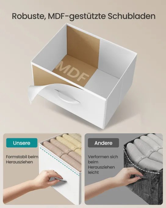 Set dvoch nočných stolíkov LGS112WH01 (2 ks)