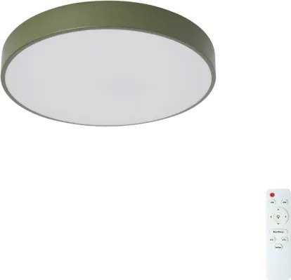 Brilagi - LED stmievateľné stropné svietidlo POOL LED/36W/230V 3000-6000K 30 cm zelené+DO
