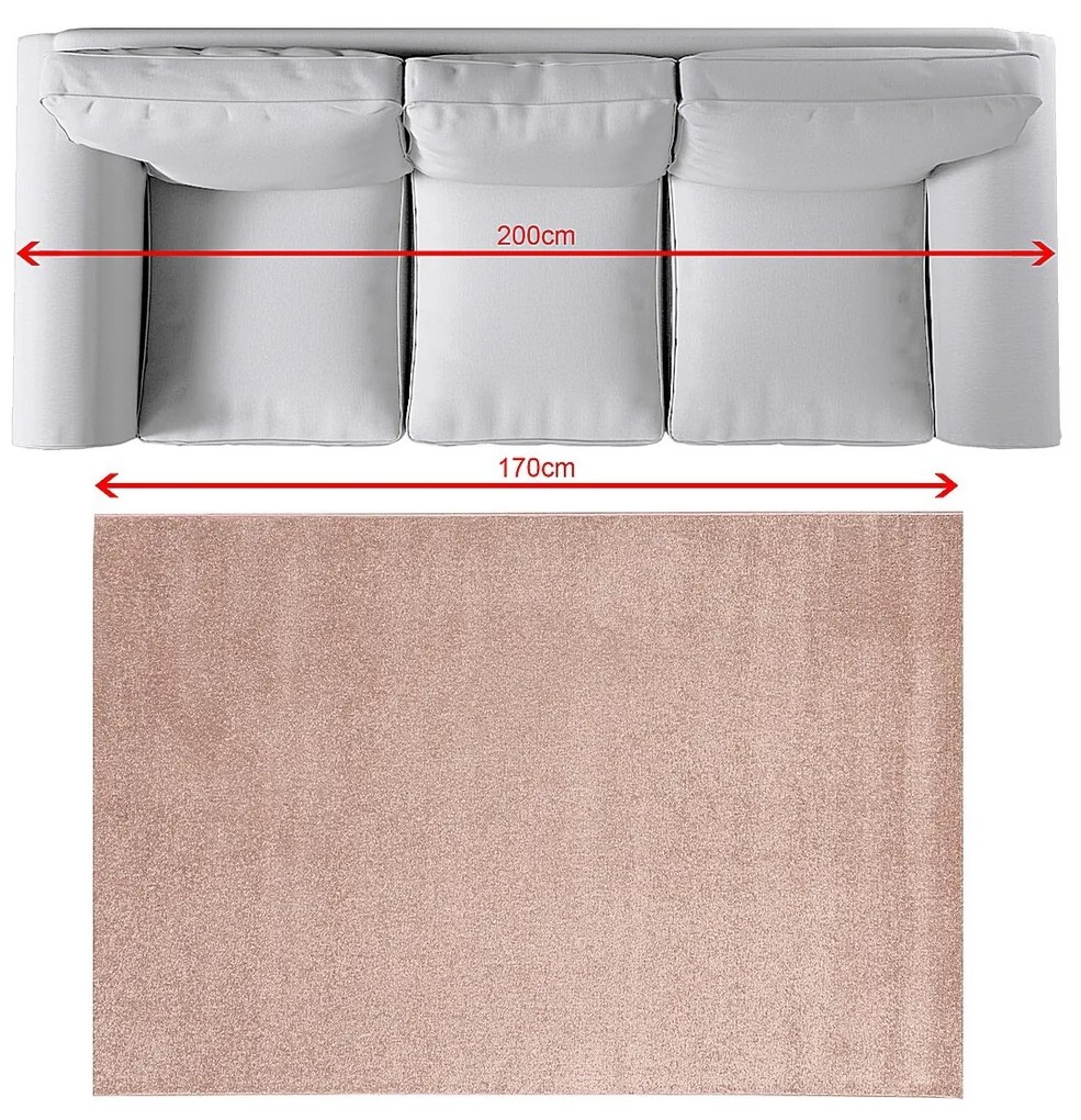 Koberec Casino soft rose 120x170cm