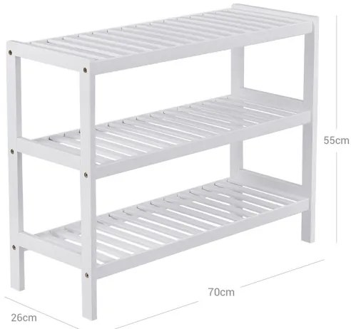 Topánkovník MATE biely