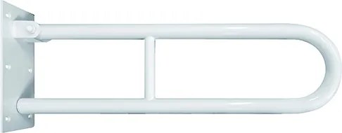 Bemeta Design HELP: Madlo, 900 mm, v tvare U, sklopné, bez krytky, biela - 301102904