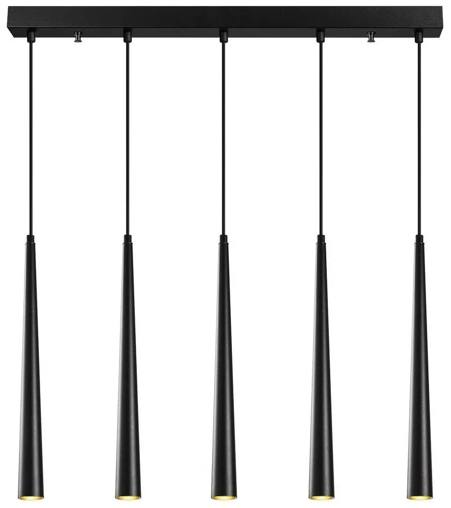 LED Luster na lanku UGUR 5xLED/3W/230V