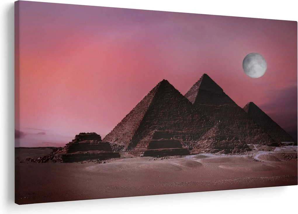 Obraz - Pyramídy Giza, Egypt (90x60 cm)