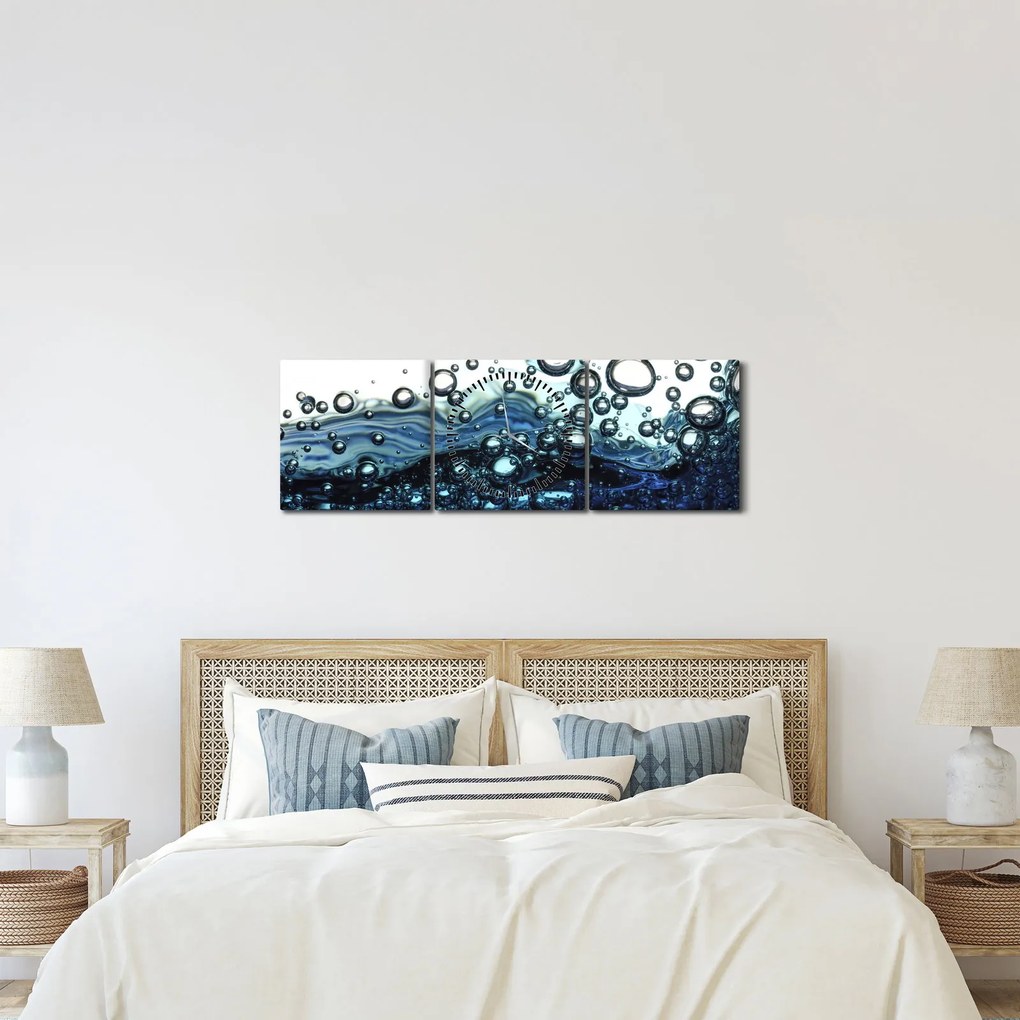 Obraz bubliniek (s hodinami) (90x30 cm)