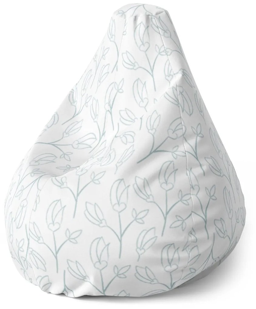 Sablio Sedací vak Pear Púčiky - 140 x 100 x 25 cm