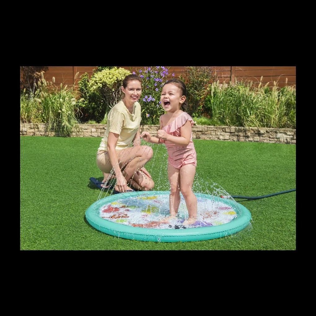 CH Nafukovacia podložka / sprchová vanička, priemer 122 cm, s fontánou