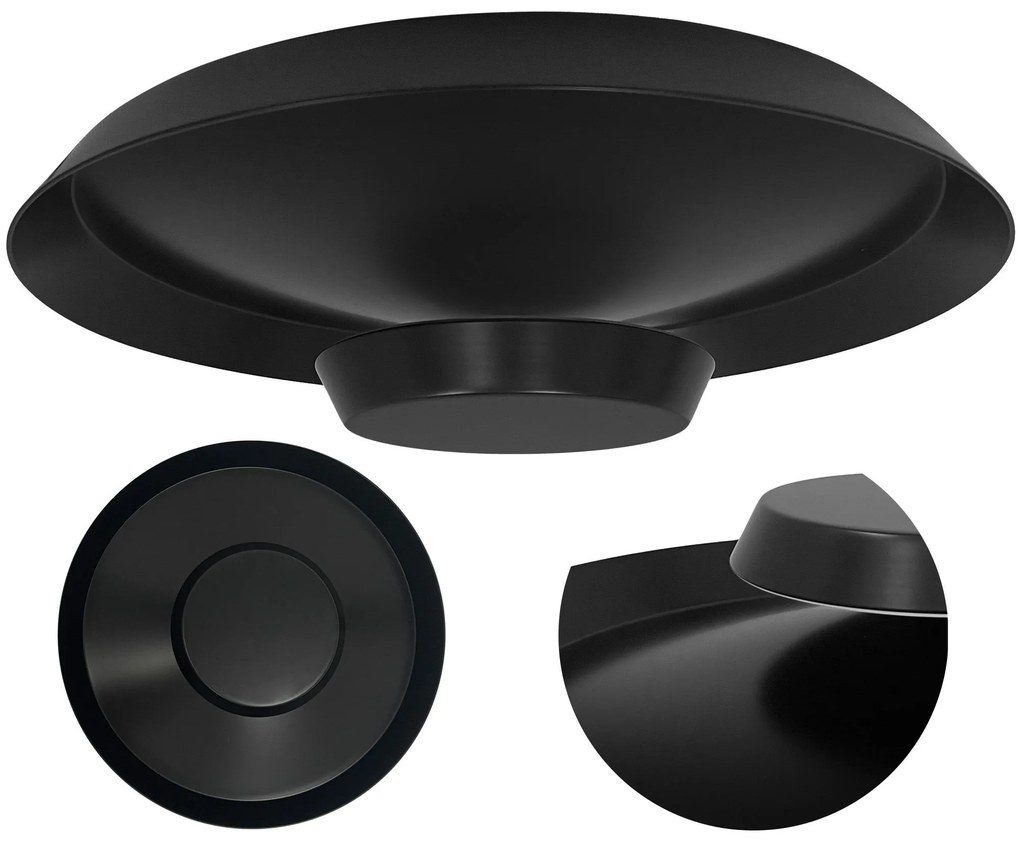 Toolight Toolight, LED stropné svietidlo 40cm, 14W, APP1461, čierna, OSW-04189