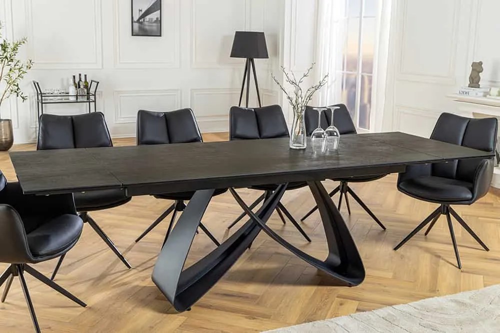 Rozťahovací keramický stôl Bayarmaa 180-220-260 cm hrdza