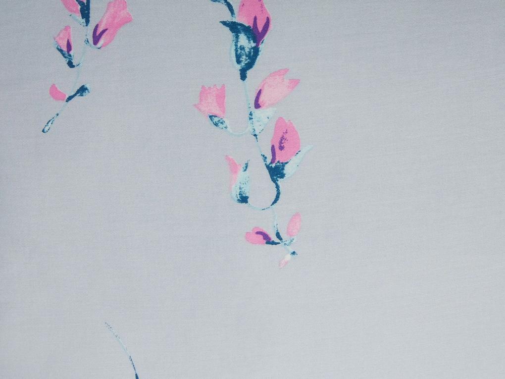 Posteľné obliečky z bavlneného saténu 200 x 220 cm svetlomodré EVERGREEN Beliani