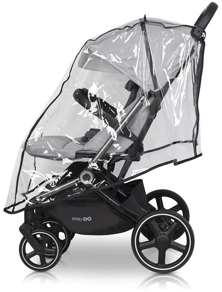Súrodenecký kočík EasyGo Echo Cloudy Gray