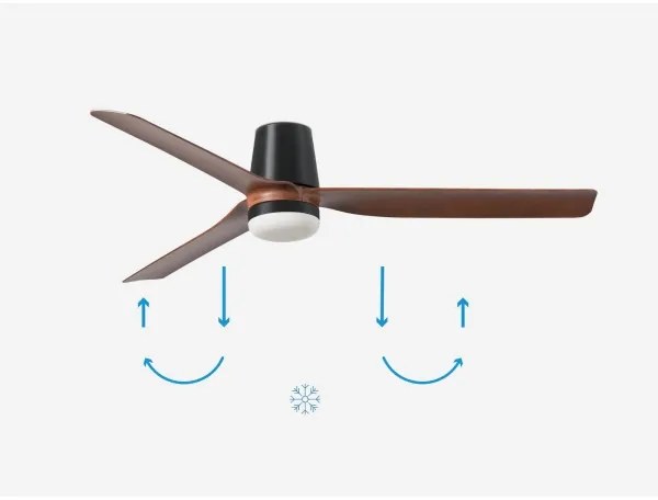 FARO 33831-1TW-LED Stmiev. ventilátor PUNT TUB M LED/18W/230V 3000/4200/6500K +DO