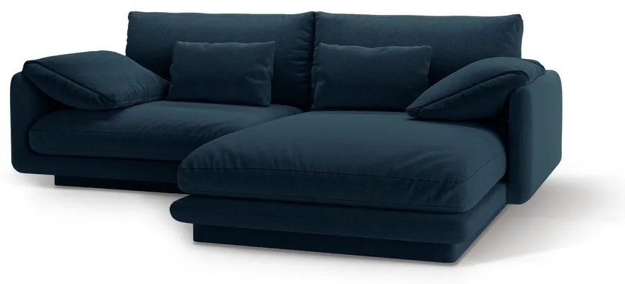 Tmavomodrá rohová pohovka (pravý roh) Torino – Micadoni Home