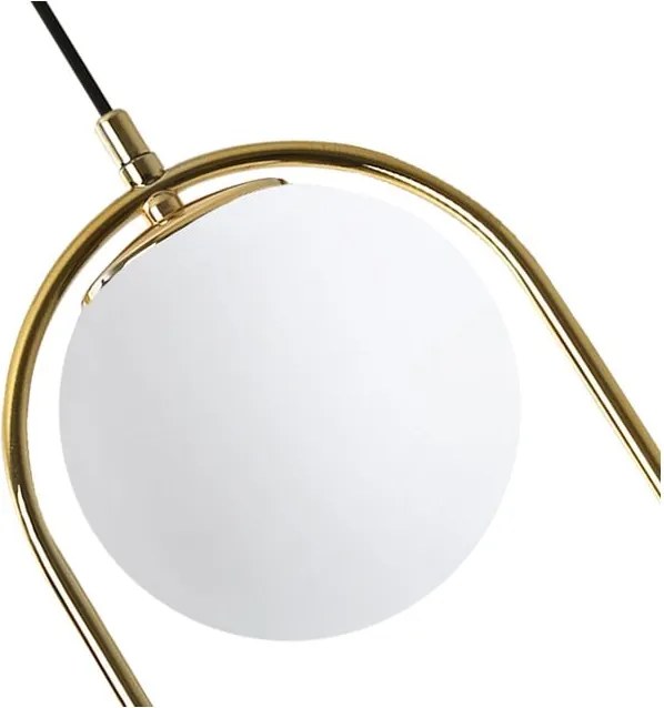 Závesné svietidlo Florence, 2x biele sklenené tienidlo, g, U