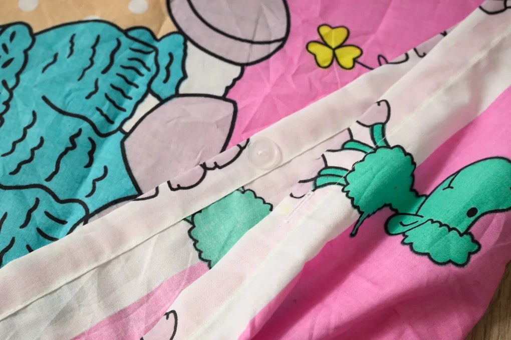 Bavlnené obliečky do postieľky OVEČKY krémové Rozmer obliečky: 45 x 65 cm | 90 x 135 cm