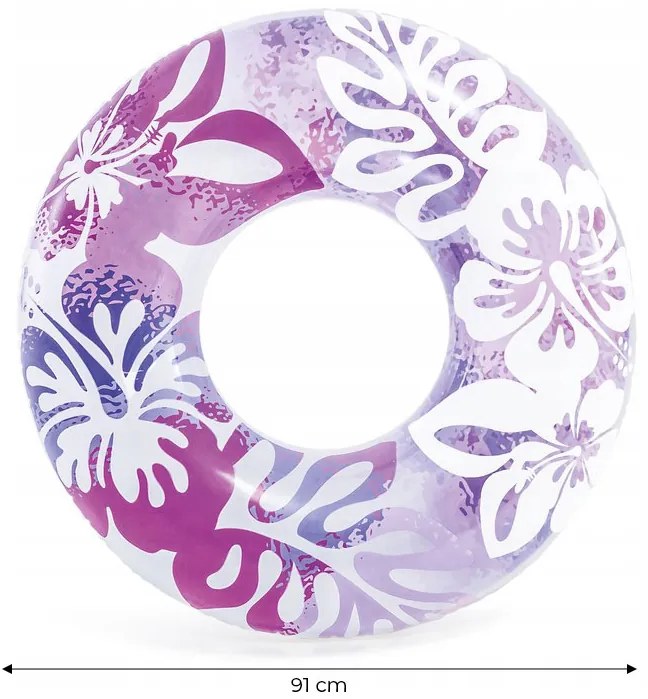 INTEX Nafukovacie koleso pre deti 91cm, Purple 9r+