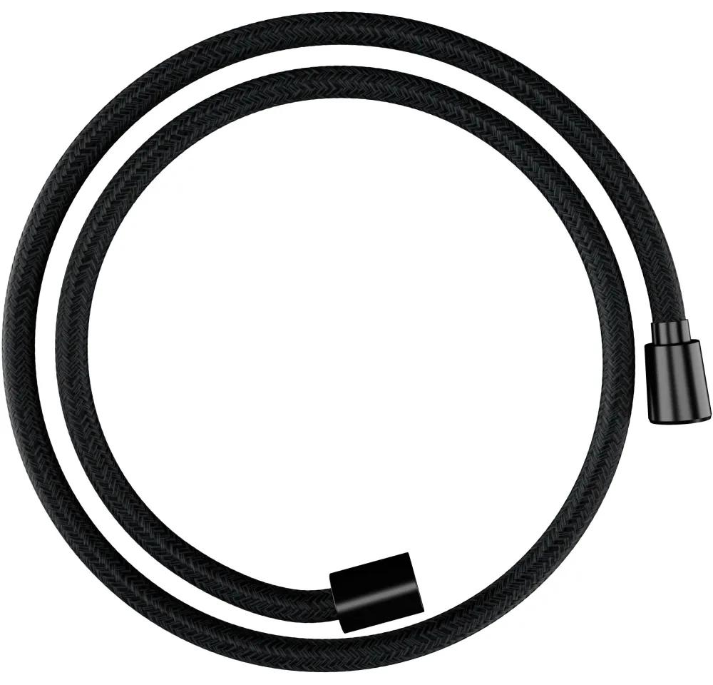 HANSGROHE Designflex textilná sprchová hadica 125 cm, kartáčovaný čierny chróm, 28220340