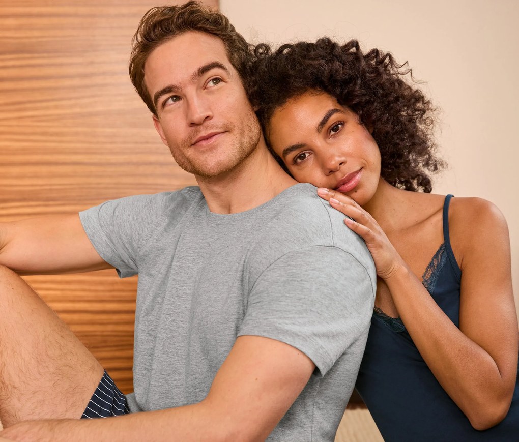 Krátka pyžamová súprava, sivá