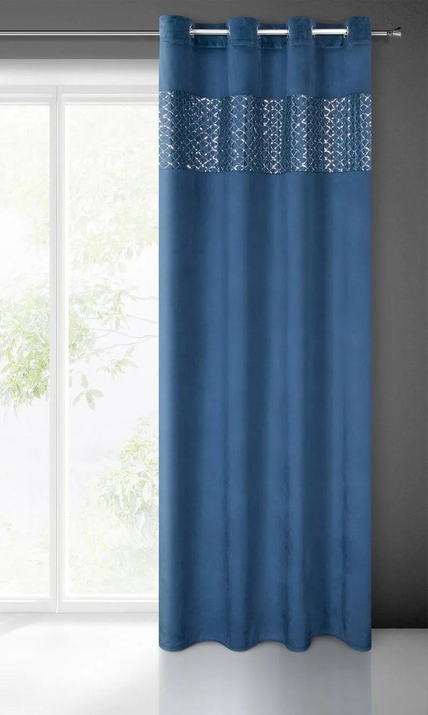 Dekorstudio Dekoračný zamatový záves MARGOT v granátovej farbe 140x250cm