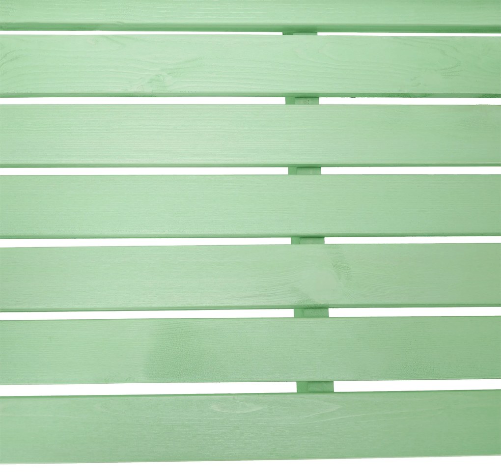 Tempo Kondela Drevená záhradná lavička, neo mint, 124 cm, FABLA