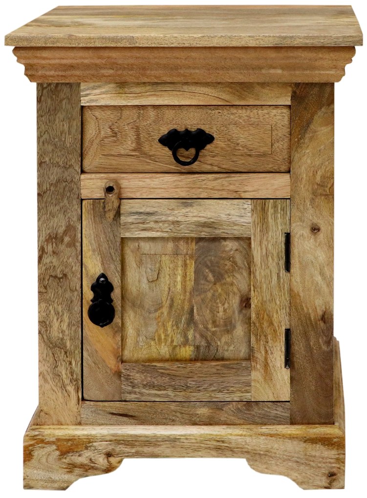 furniture-nabytek.cz - Drevený nočný stolík masív 45x60x40