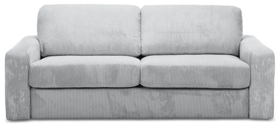 Svetlosivá menčestrová rozkladacia pohovka 195 cm Nona – Makamii