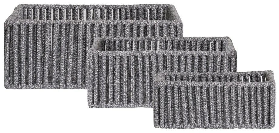 Látkové košíky v súprave 3 ks 36x26x14 cm Arese – House Nordic
