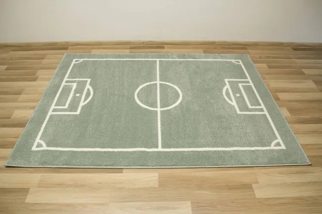 Koberec Lima 6333B zelený / krémový, ihrisko