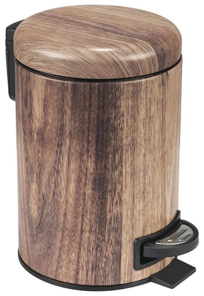 Pedálový oceľový odpadkový kôš 3 l Acacia - Wenko