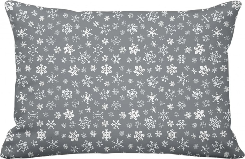 Krasilnikoff Obliečka na vankúš Snowflakes 40x60cm