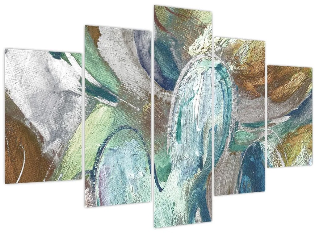 Obraz - Abstraktné maľba postavy (150x105 cm)