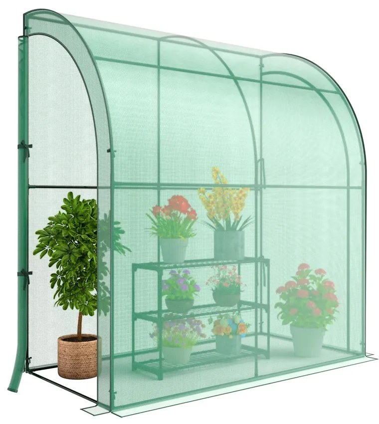 Skleník 197 cm × 97 cm × 204 cm