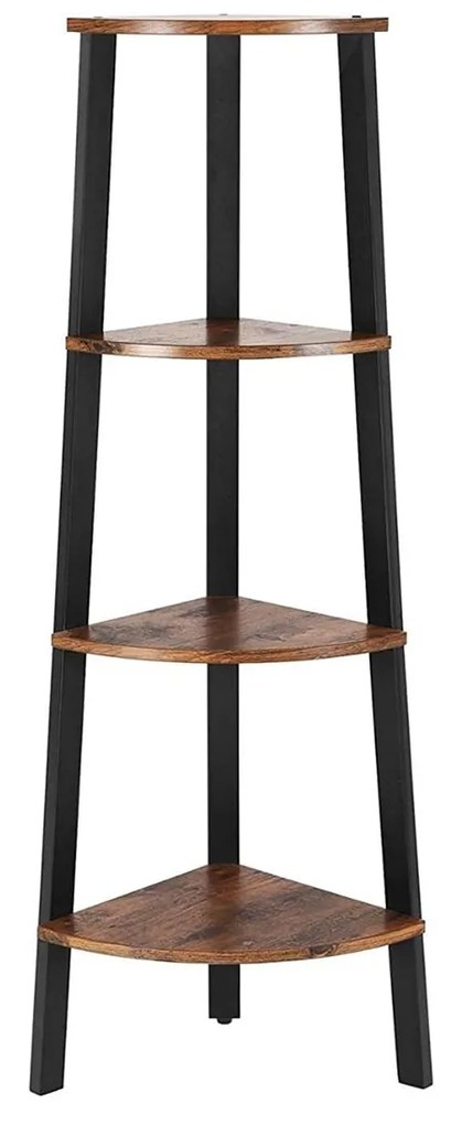 Rohový regál TAYLOR 4 police, 125x34 cm