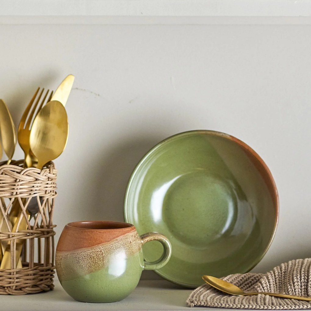 Bloomingville Kameninový hrnček Paula Green 250 ml