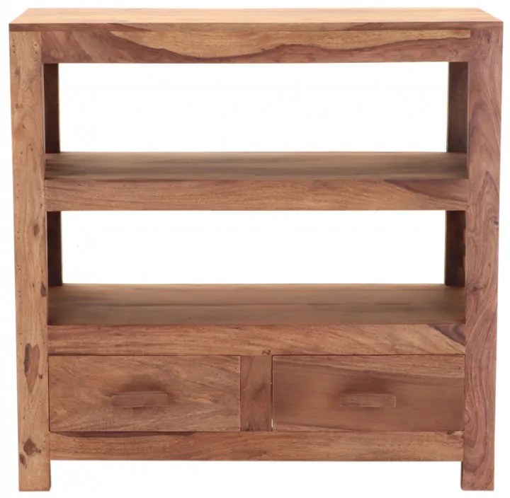 Knižnica Kali 90x90x35 indický masív palisander Only stain