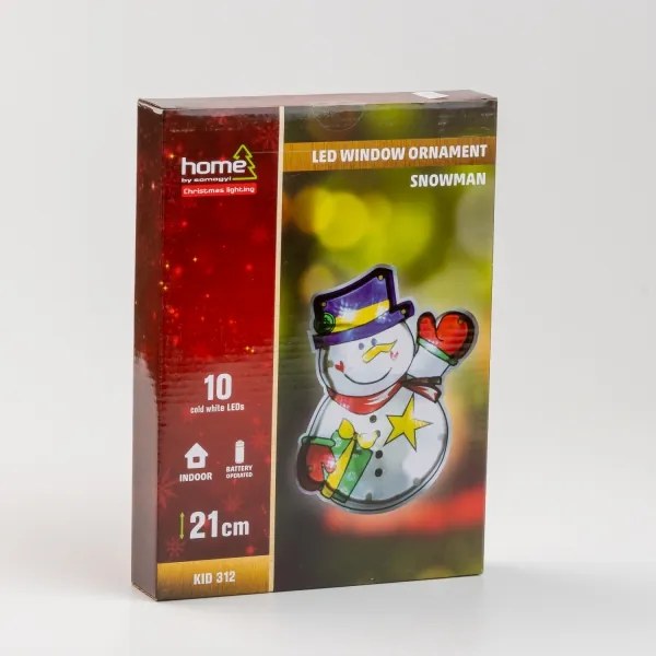 LED vianočná dekorácia do okna 10xLED/3xAAA